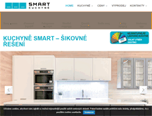Tablet Screenshot of kuchyne-smart.cz